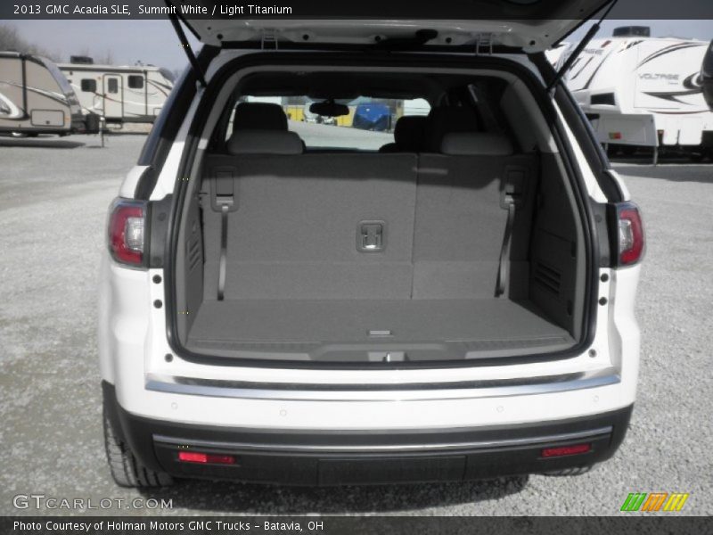 Summit White / Light Titanium 2013 GMC Acadia SLE