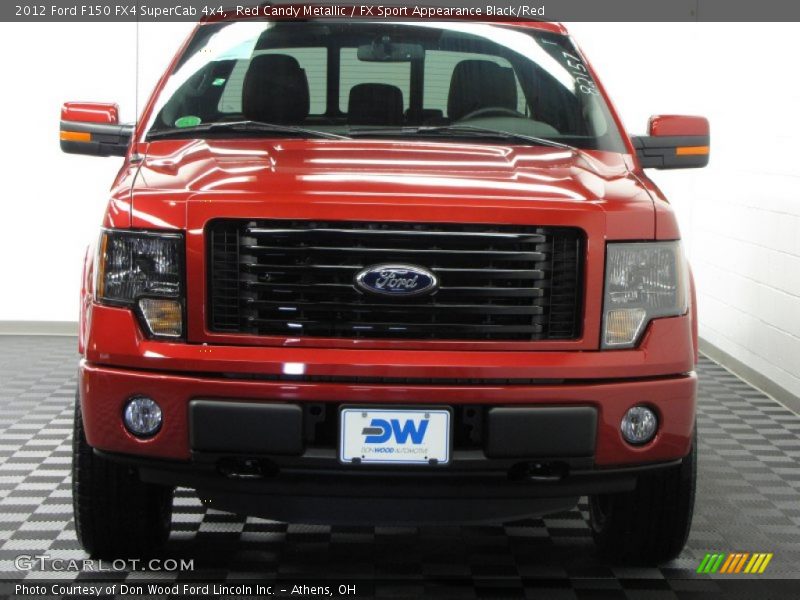 Red Candy Metallic / FX Sport Appearance Black/Red 2012 Ford F150 FX4 SuperCab 4x4