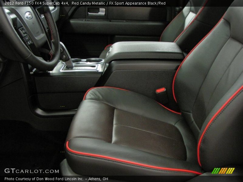 Red Candy Metallic / FX Sport Appearance Black/Red 2012 Ford F150 FX4 SuperCab 4x4