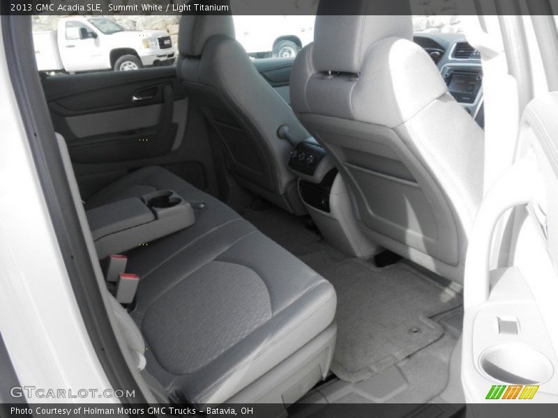 Summit White / Light Titanium 2013 GMC Acadia SLE