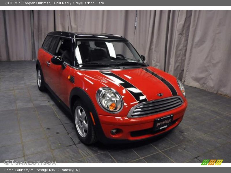Chili Red / Grey/Carbon Black 2010 Mini Cooper Clubman