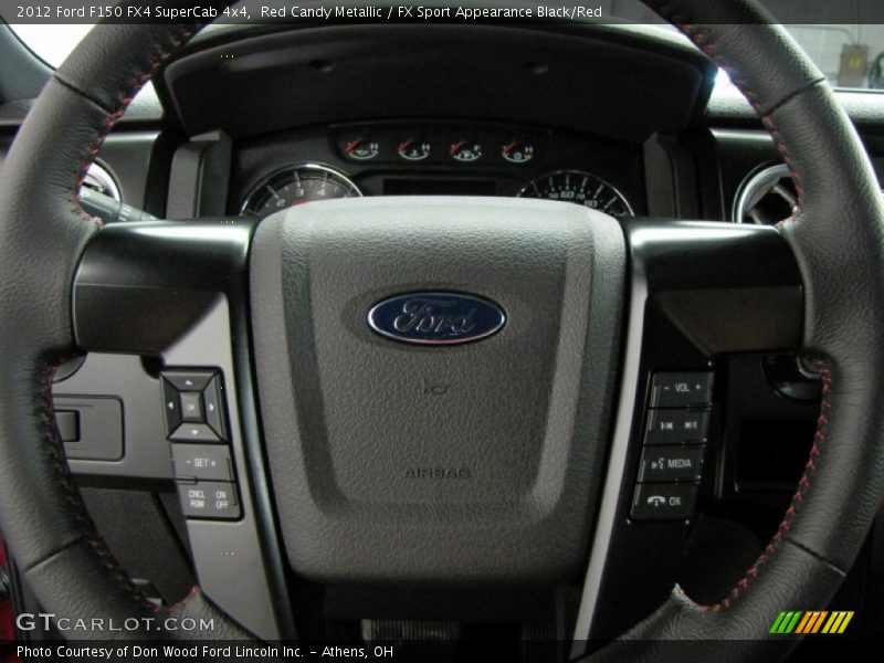 Red Candy Metallic / FX Sport Appearance Black/Red 2012 Ford F150 FX4 SuperCab 4x4