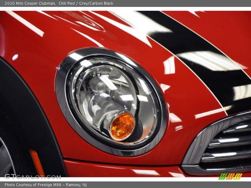 Chili Red / Grey/Carbon Black 2010 Mini Cooper Clubman