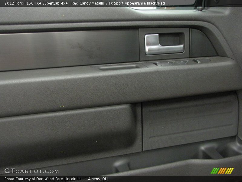 Red Candy Metallic / FX Sport Appearance Black/Red 2012 Ford F150 FX4 SuperCab 4x4