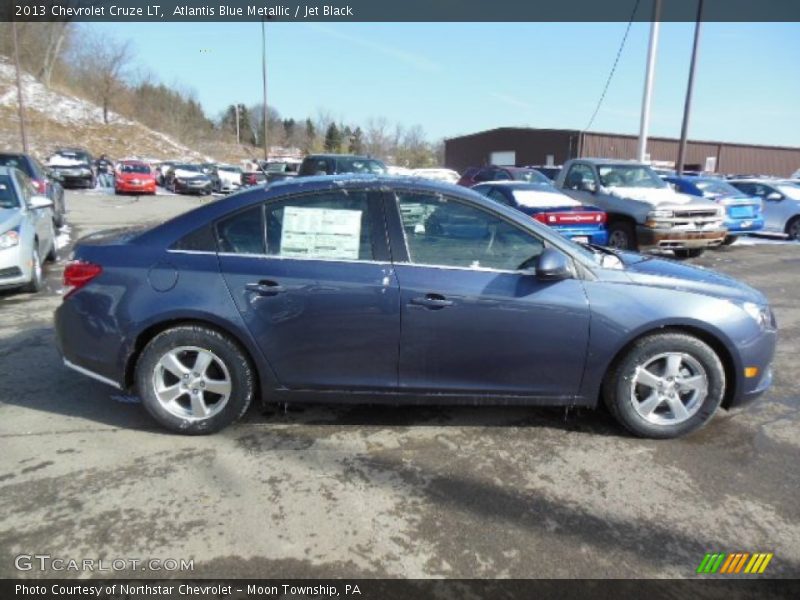 Atlantis Blue Metallic / Jet Black 2013 Chevrolet Cruze LT