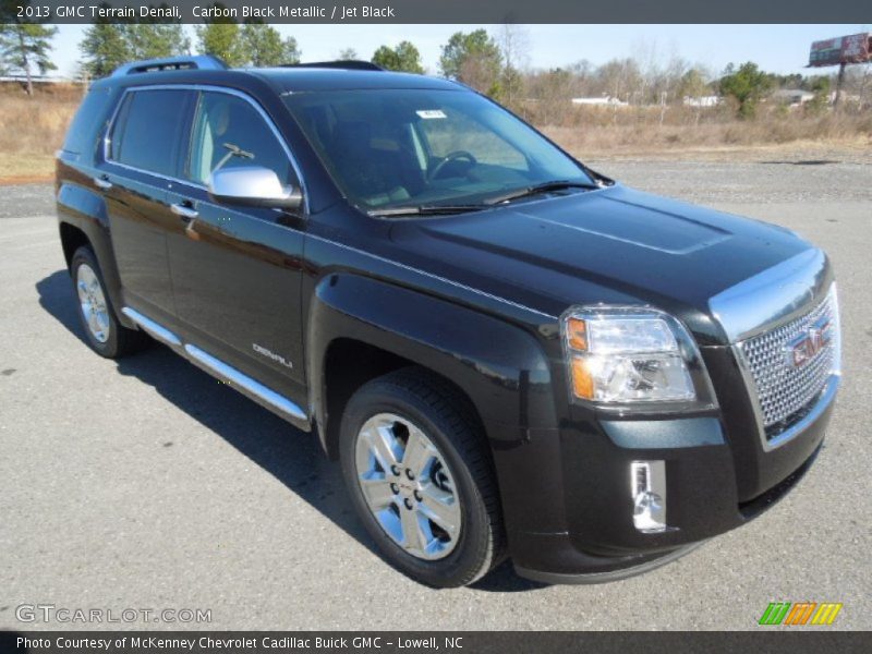 Carbon Black Metallic / Jet Black 2013 GMC Terrain Denali