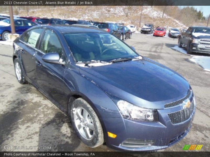 Atlantis Blue Metallic / Jet Black 2013 Chevrolet Cruze LT