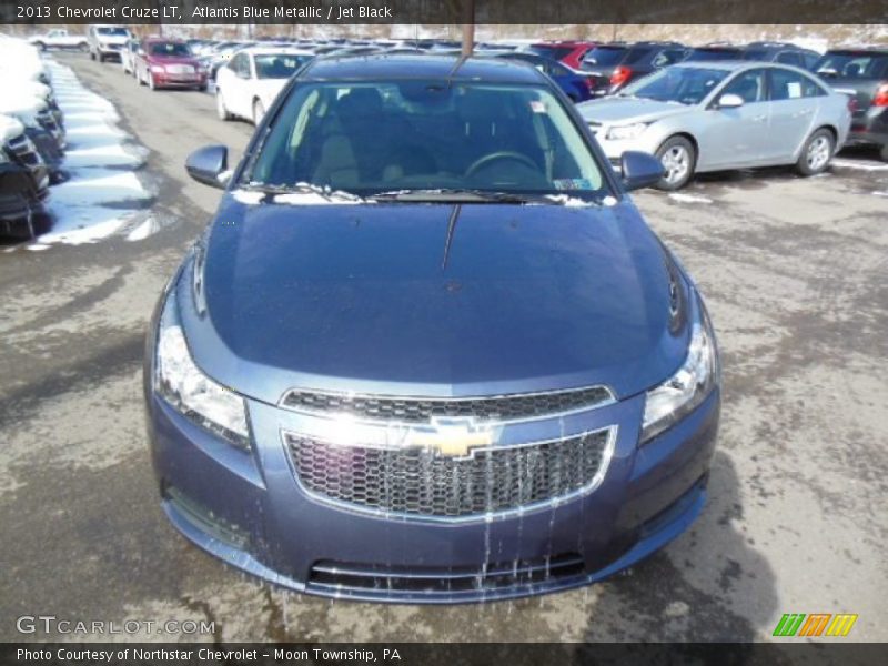 Atlantis Blue Metallic / Jet Black 2013 Chevrolet Cruze LT