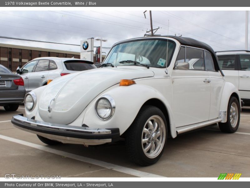 Front 3/4 View of 1978 Beetle Convertible