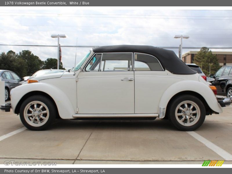  1978 Beetle Convertible White
