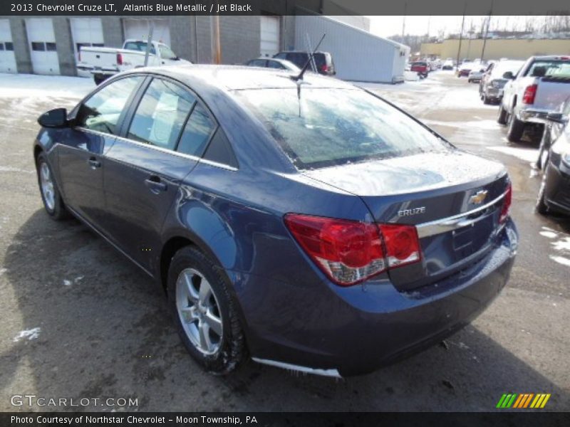 Atlantis Blue Metallic / Jet Black 2013 Chevrolet Cruze LT