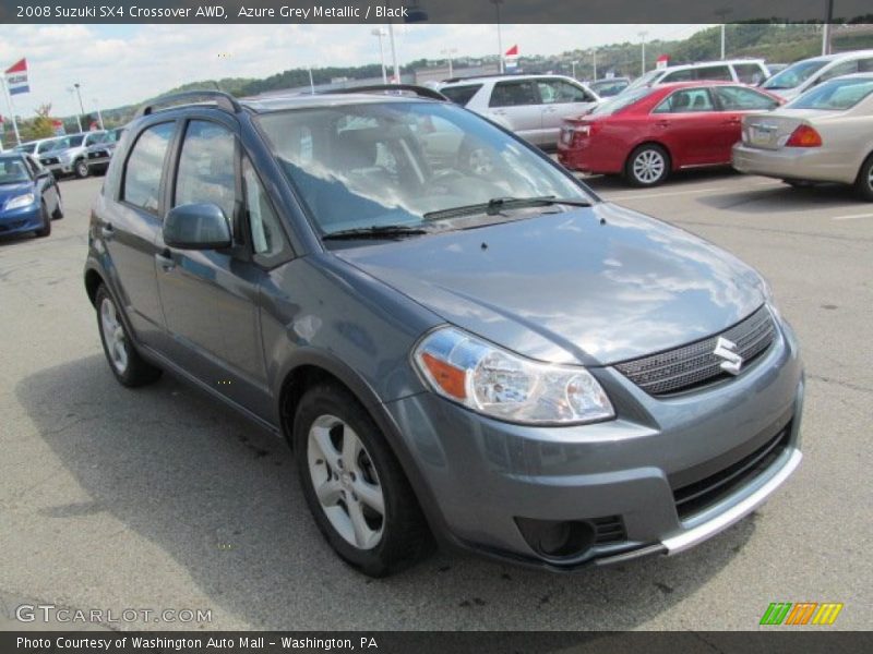 Azure Grey Metallic / Black 2008 Suzuki SX4 Crossover AWD