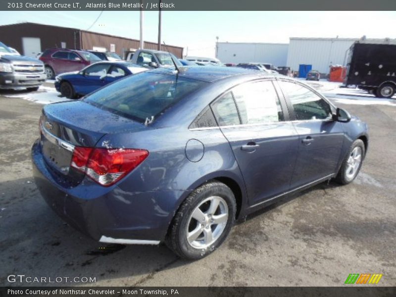 Atlantis Blue Metallic / Jet Black 2013 Chevrolet Cruze LT