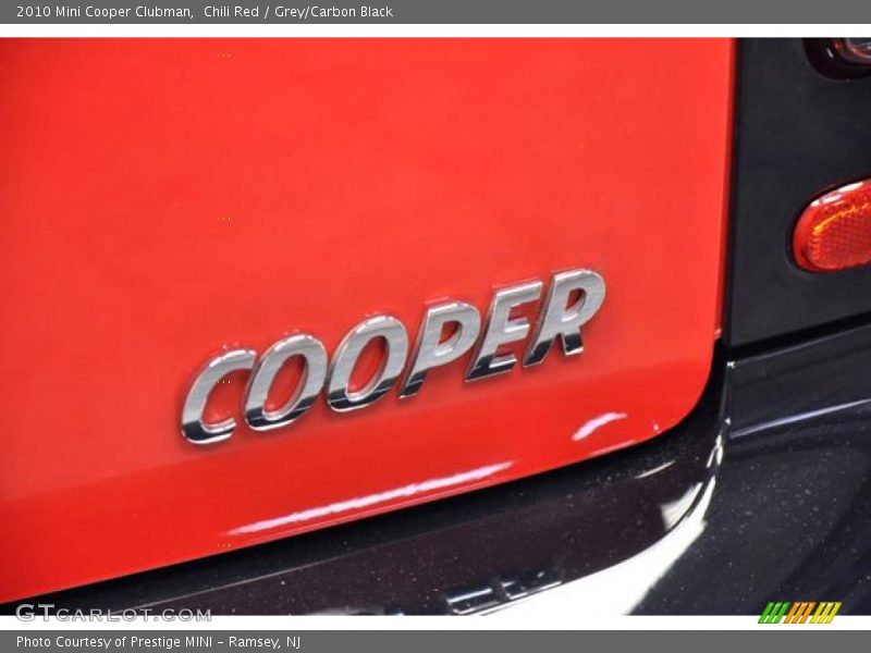 Chili Red / Grey/Carbon Black 2010 Mini Cooper Clubman