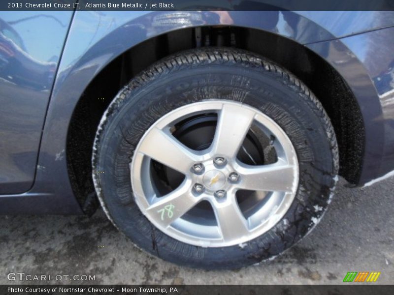 Atlantis Blue Metallic / Jet Black 2013 Chevrolet Cruze LT
