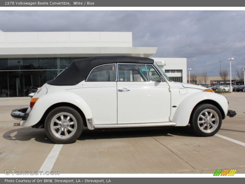  1978 Beetle Convertible White