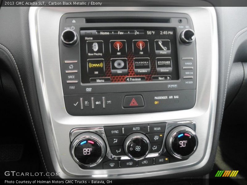 Controls of 2013 Acadia SLT