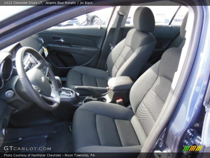 Atlantis Blue Metallic / Jet Black 2013 Chevrolet Cruze LT
