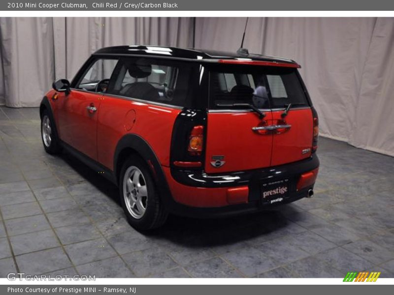 Chili Red / Grey/Carbon Black 2010 Mini Cooper Clubman
