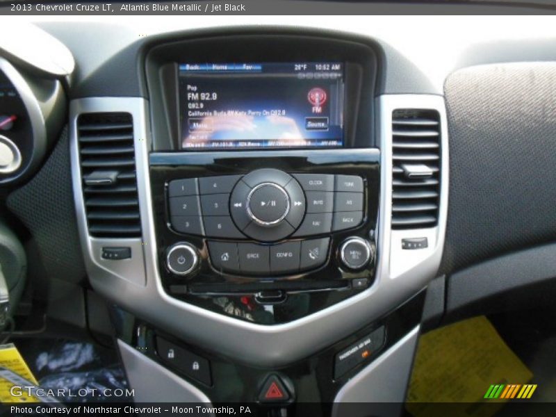 Atlantis Blue Metallic / Jet Black 2013 Chevrolet Cruze LT