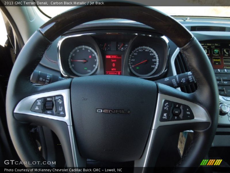 Carbon Black Metallic / Jet Black 2013 GMC Terrain Denali