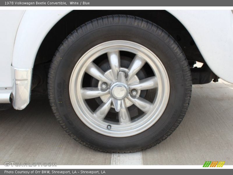 Custom Wheels of 1978 Beetle Convertible