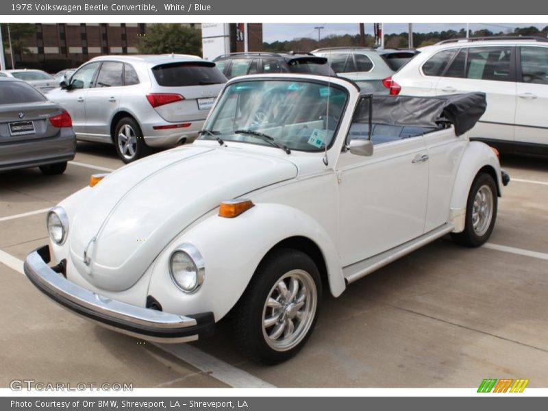 Front 3/4 View of 1978 Beetle Convertible