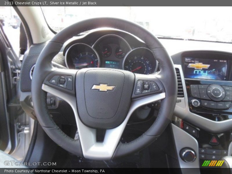 Silver Ice Metallic / Jet Black 2013 Chevrolet Cruze LT