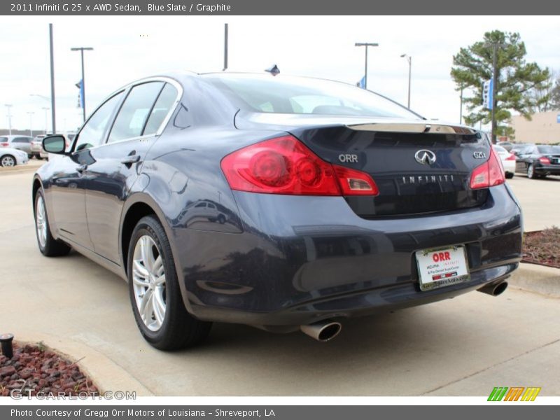 Blue Slate / Graphite 2011 Infiniti G 25 x AWD Sedan