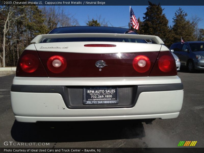 Cappuccino Frost Metallic / Neutral Beige 2003 Chevrolet Impala LS