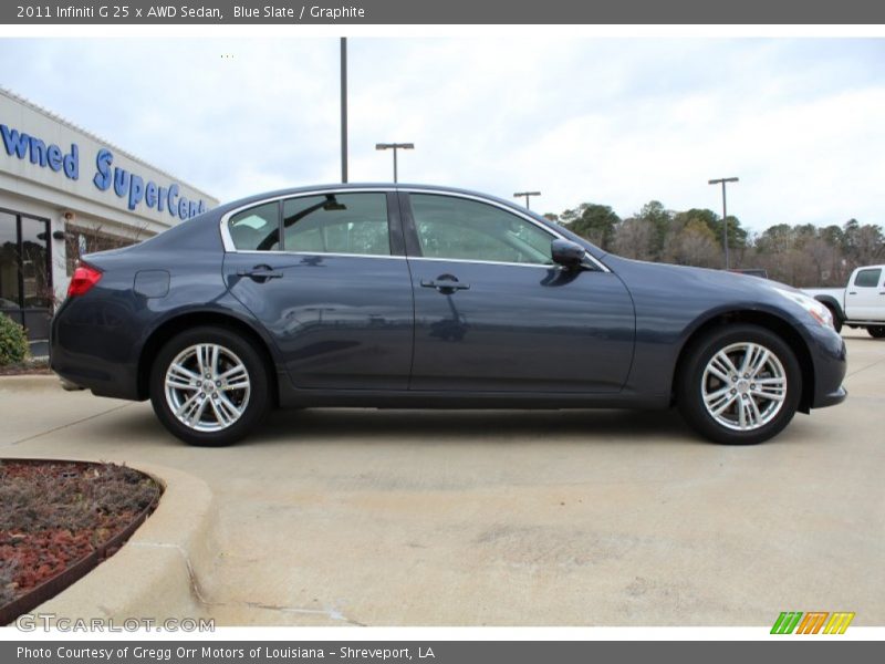 Blue Slate / Graphite 2011 Infiniti G 25 x AWD Sedan