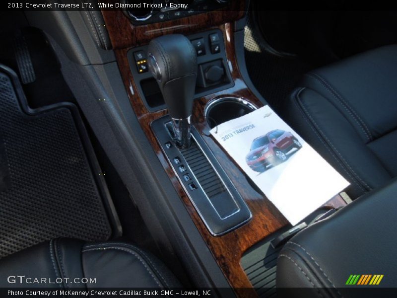 White Diamond Tricoat / Ebony 2013 Chevrolet Traverse LTZ