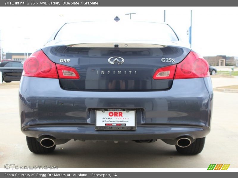 Blue Slate / Graphite 2011 Infiniti G 25 x AWD Sedan
