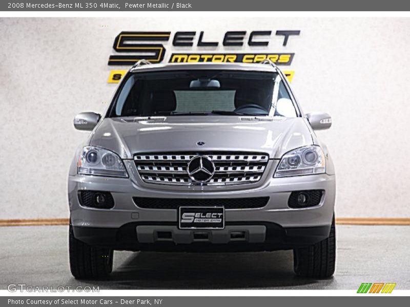 Pewter Metallic / Black 2008 Mercedes-Benz ML 350 4Matic