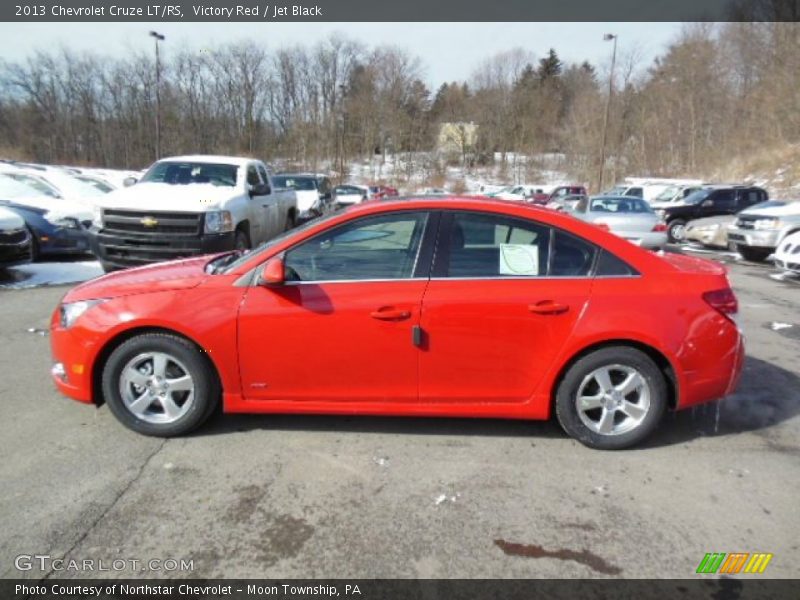 Victory Red / Jet Black 2013 Chevrolet Cruze LT/RS