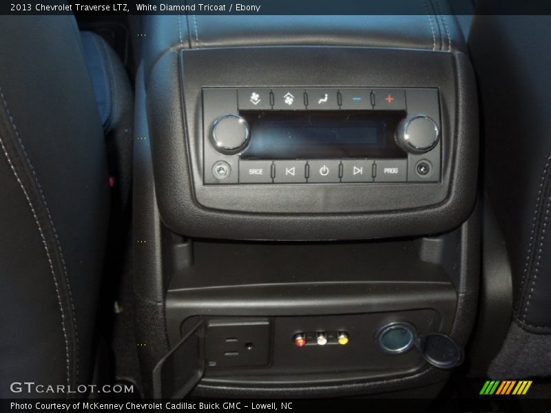 White Diamond Tricoat / Ebony 2013 Chevrolet Traverse LTZ