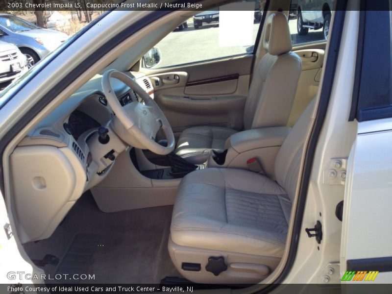 Front Seat of 2003 Impala LS