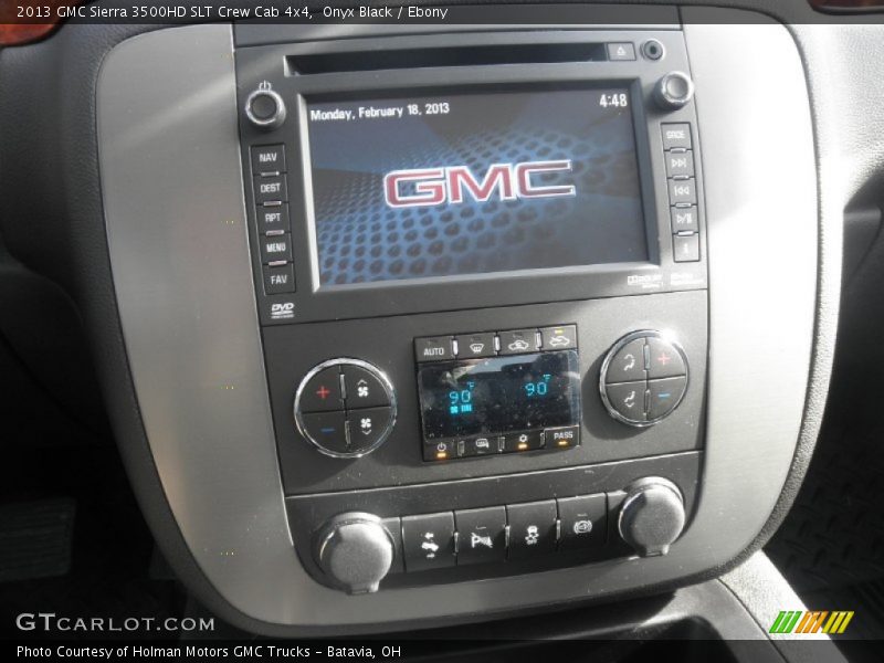 Onyx Black / Ebony 2013 GMC Sierra 3500HD SLT Crew Cab 4x4