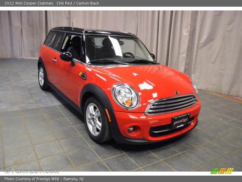Chili Red / Carbon Black 2012 Mini Cooper Clubman