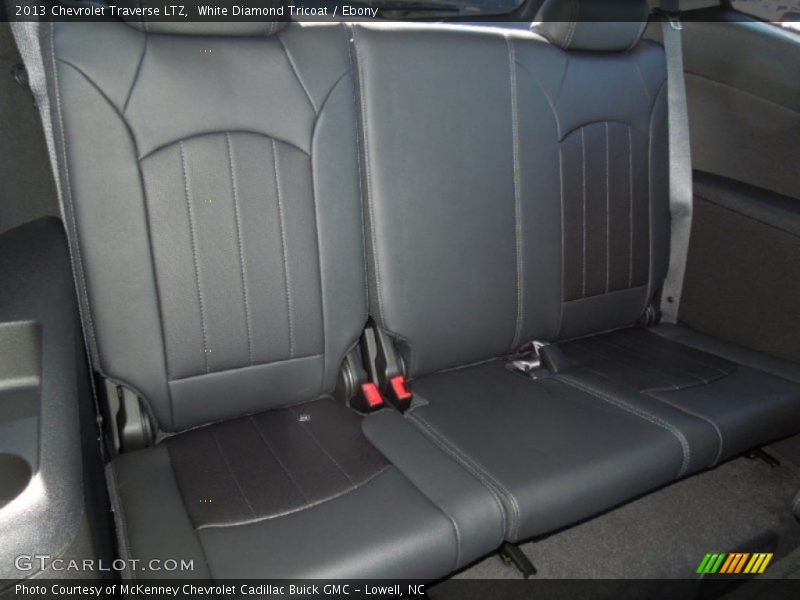 White Diamond Tricoat / Ebony 2013 Chevrolet Traverse LTZ