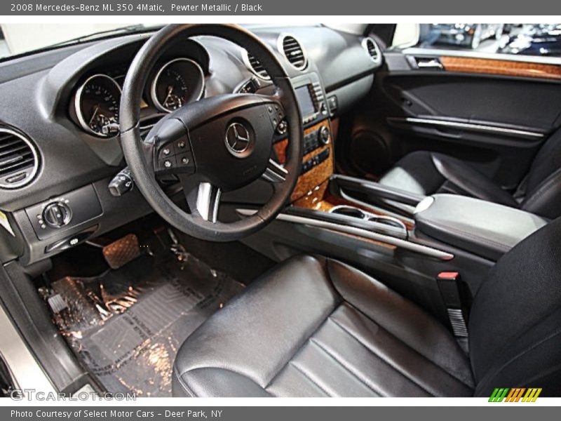 Black Interior - 2008 ML 350 4Matic 