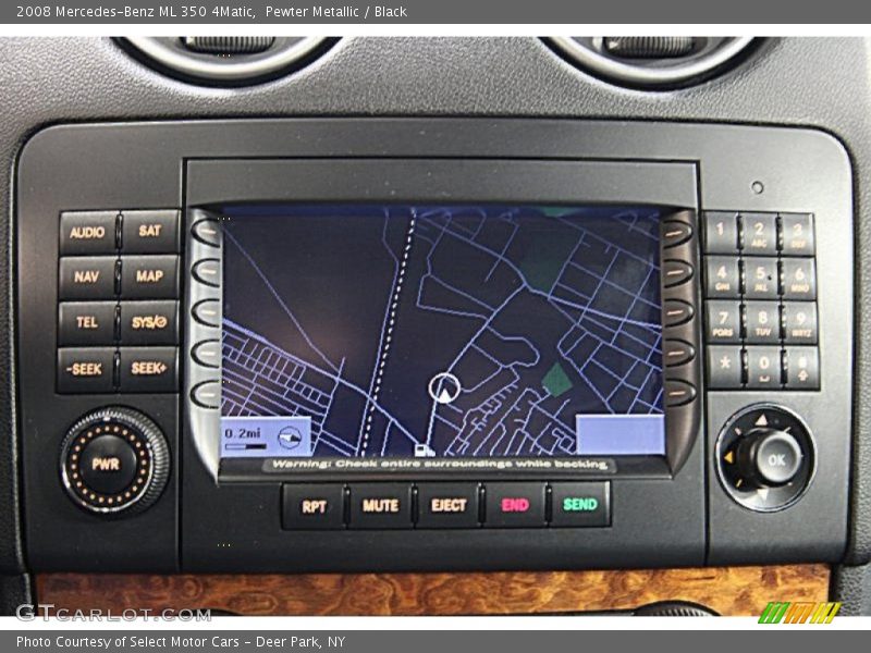 Navigation of 2008 ML 350 4Matic