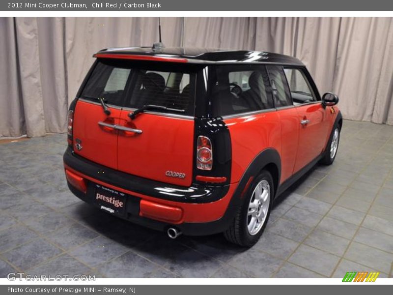Chili Red / Carbon Black 2012 Mini Cooper Clubman
