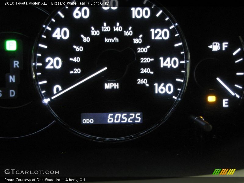Blizzard White Pearl / Light Gray 2010 Toyota Avalon XLS
