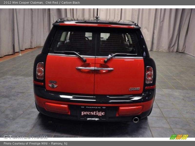 Chili Red / Carbon Black 2012 Mini Cooper Clubman