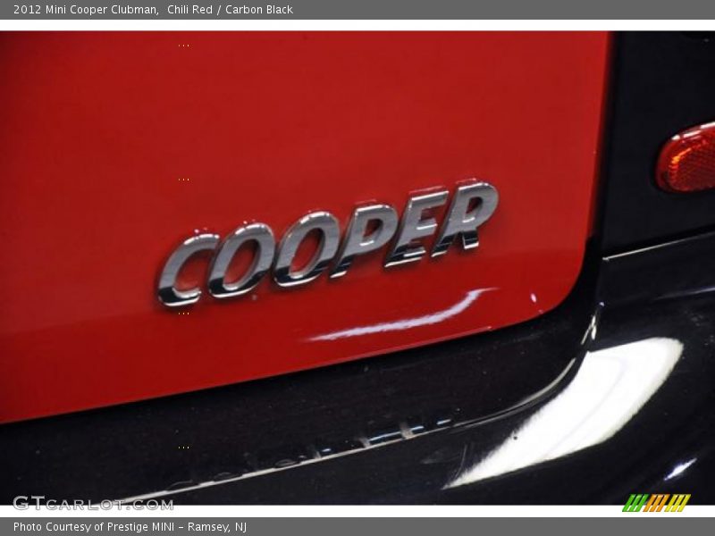 Chili Red / Carbon Black 2012 Mini Cooper Clubman