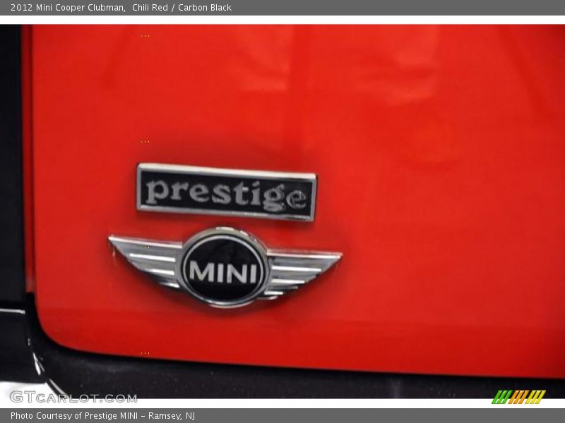 Chili Red / Carbon Black 2012 Mini Cooper Clubman