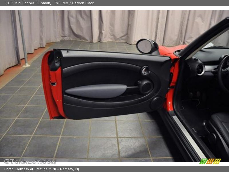 Chili Red / Carbon Black 2012 Mini Cooper Clubman