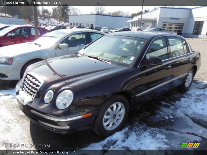 Ebony Black / Gray 2006 Kia Amanti