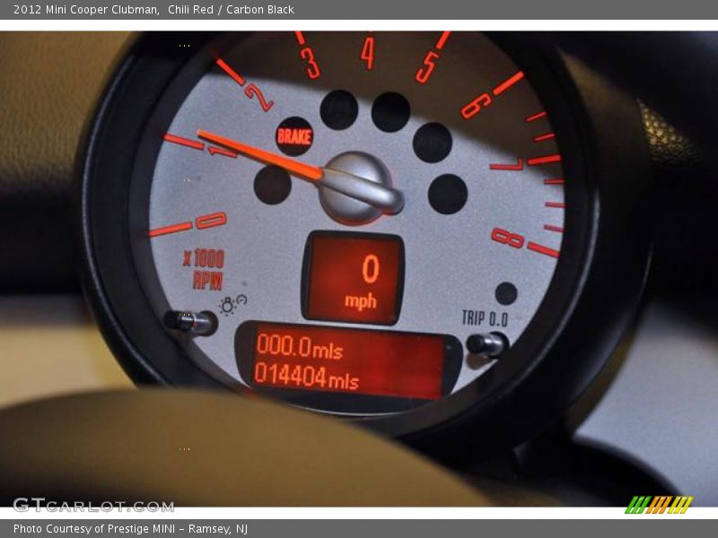 Chili Red / Carbon Black 2012 Mini Cooper Clubman